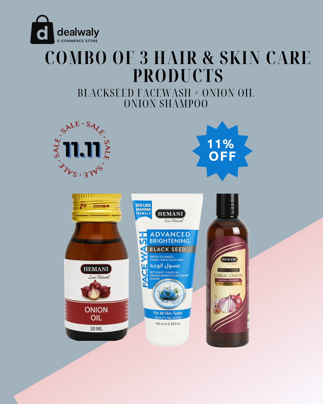 Hair & Skin Care Products Combo