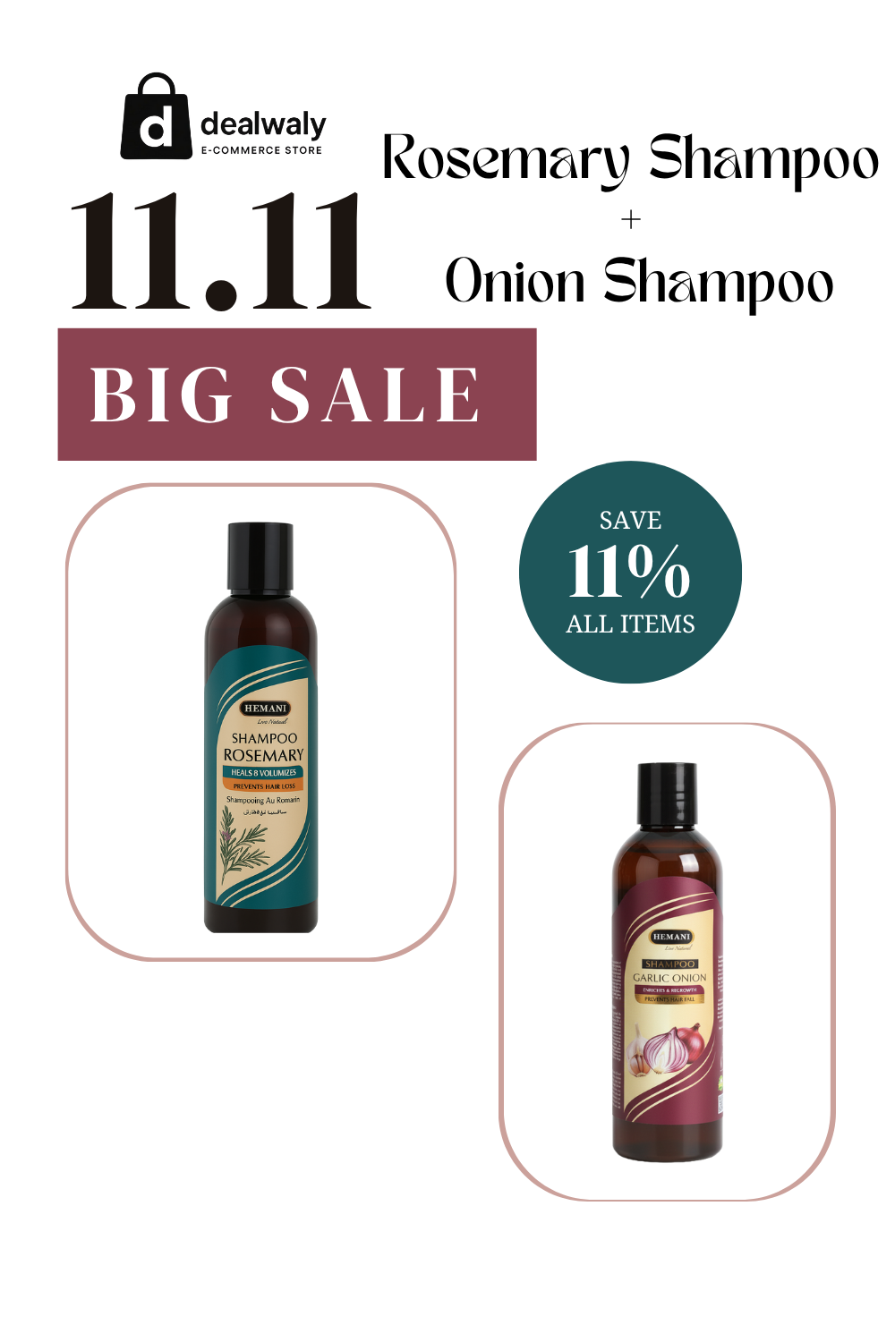 Hair Strength & Growth Shampoo Combo