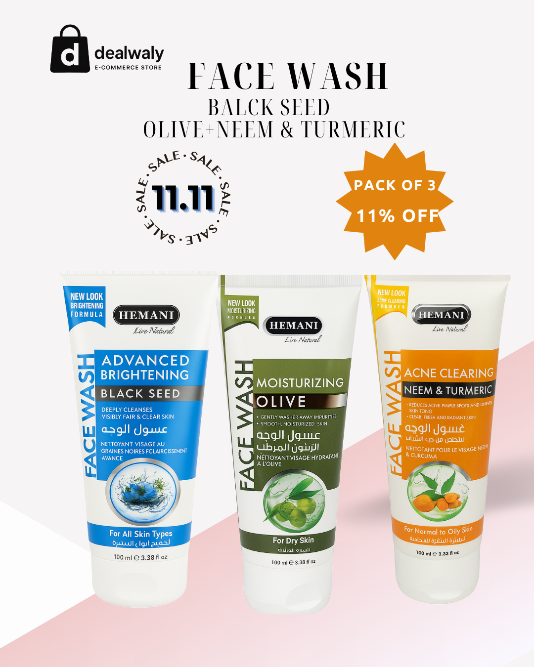 Purifying Glow Face Wash Combo