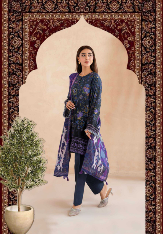 POP n CHIC Khaddar Dress: Elegance Woven in Winter - Article 02