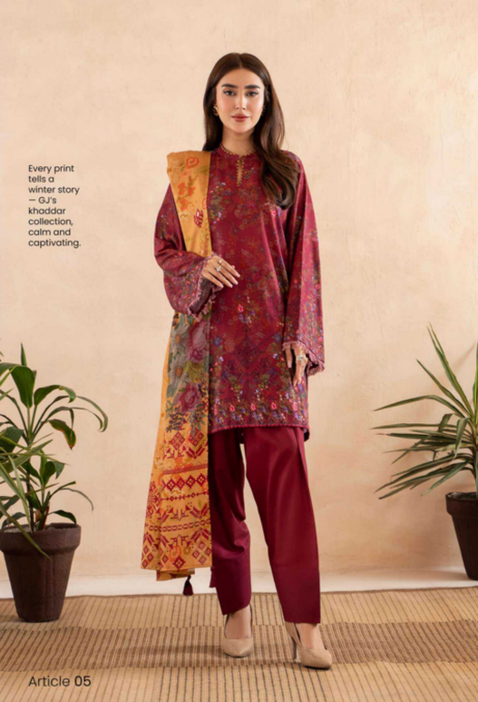 POP IN CHIC Khaddar Dress - Winter Elegance Redefined - Article 05