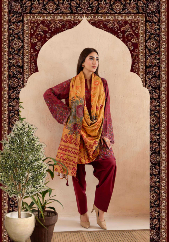 POP IN CHIC Khaddar Dress - Winter Elegance Redefined - Article 05