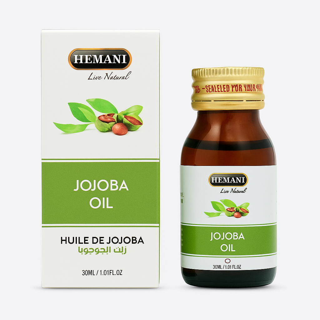 Hemani Jojoba Oil – 100% Natural Moisturizing Elixir
