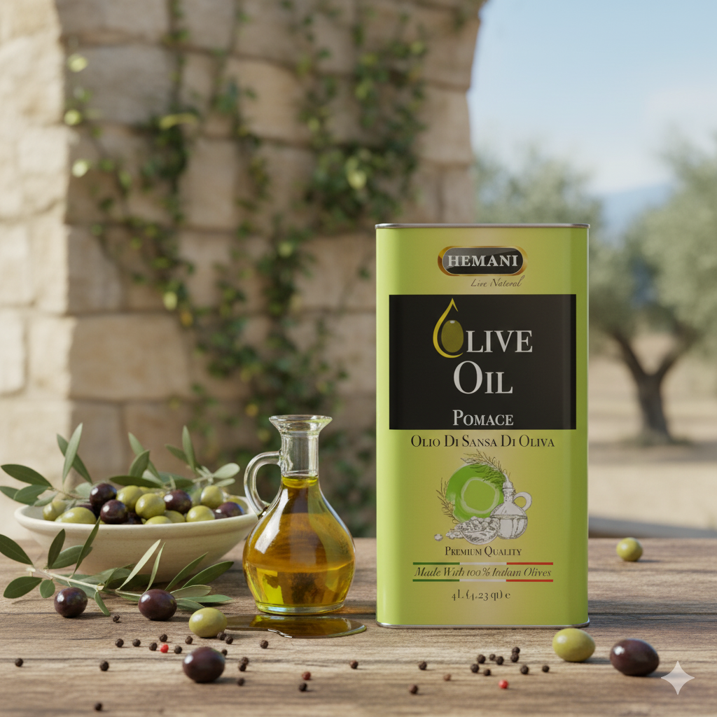 Hemani Olive Oil – Pomace (Premium Quality) 4 litre