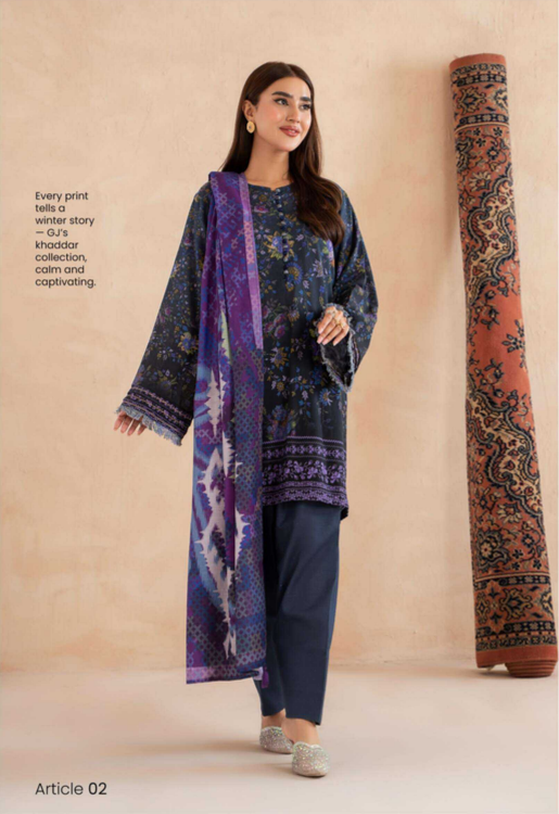 POP n CHIC Khaddar Dress: Elegance Woven in Winter - Article 02